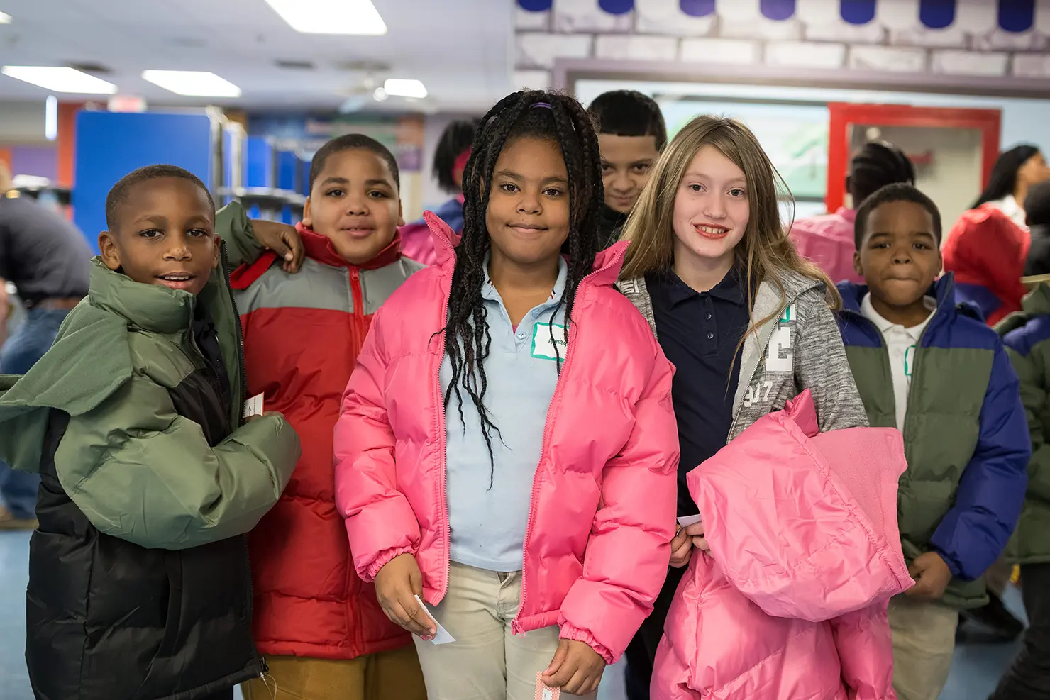 Delaware KIDS Fund / Harvey, Hanna & Associates Camp out & deliver over 2,000 Coats to 5 local Elementary Schools